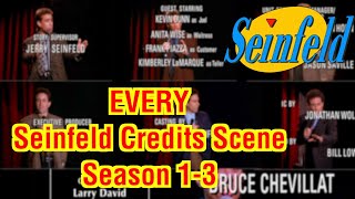 EVERY Seinfeld Credits Scene Season 13 [upl. by Waiter]