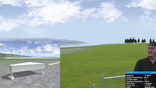 Realflight Flight simulator  oleo strut torque link  test flight [upl. by Imot]