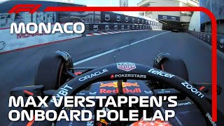 Max Verstappens Incredible Pole Lap  2023 Monaco Grand Prix  Pirelli [upl. by Berman814]