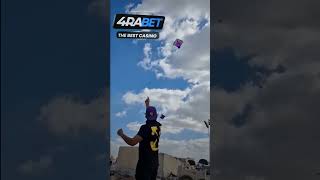 Kite Flying In Festival Patang Flying Patang Fighting Big Kite shorts patang youtubeshorts ad [upl. by Yenattirb]