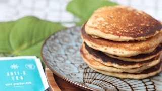 Recette pancakes healthy aux flocons davoine [upl. by Alahs308]