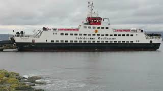 MV Loch Fyne Calmac ferry at Lochranza Isle of Arrandavetheraverovingtherock [upl. by Burnett]