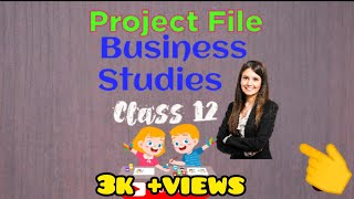 Class 12 project file📚 Business studies Financial management and marketing management 📚 [upl. by Ventura]