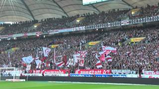 VfB Stuttgart  FC Augsburg  BL 1112 CannstatterKurveTV Ultras Stuttgart [upl. by Daitzman]