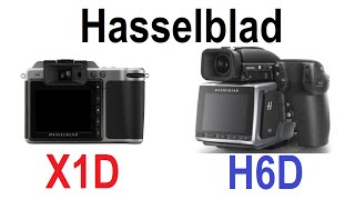 Hasselblad X1D vs Hasselblad H6D [upl. by Lyall]