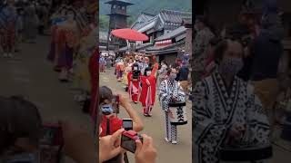 Oiran Procession  Parade  Japan traditional dance  Edo Wonderland Nikko Edomura [upl. by Einial380]