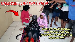 🔴 VIRAL  AZAB ANAK DURHAKAWAJAH BERUBAH MENJADI ANJING SAAT SAKARTAUL MAUT DI PANGKUAN IBUNYA [upl. by Kermie]