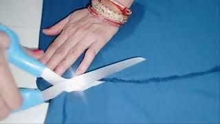 Semi Patiala Salwar Cutting and Stitching in just 2 meters  Learn to make Patiyala Salwar easily [upl. by Lytsirhc448]