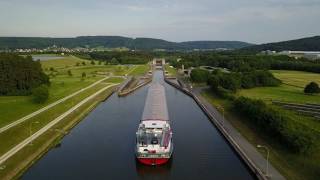 Schiff auf dem MainDonau Kanal [upl. by Hayidah]