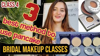 How to Apply Pancake 3 methods  Bridal Makeup Class 4 by Habiba Choudhary [upl. by Willey]