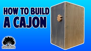 How To Build A Cajon  Making A Box Drum [upl. by September]