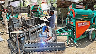 Manufacturing Process of Peanut Thresher Machine  StepbyStep Process [upl. by Idur245]