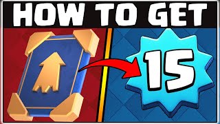 HOW TO GET ELITE WILD CARDS amp LEVEL 15 CARDS IN CLASH ROYALE [upl. by Wrennie]