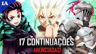 17 CONTINUAÇÕES ANUNCIADAS [upl. by Nirhtak]