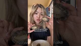 My Korean Grandma’s Abalone Porridge Recipe🦪 shorts [upl. by August]