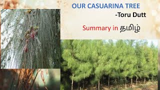 Our Casuarina Tree by Toru Dutt  Summary in Tamil  12th English poem [upl. by Retxed]