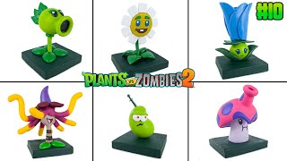 ESCULPIENDO a PLANTAS Plants vs Zombies de Plastilina 10  PVZ [upl. by Auqeenwahs]