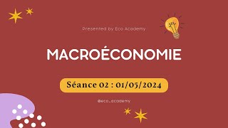 Macroéconomie S2 séance 2  La fonction de consommation de Keynes [upl. by Balbinder]