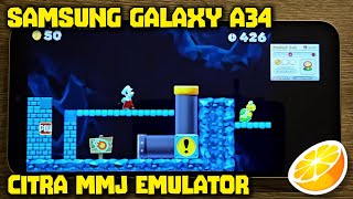 Galaxy A34  Dimensity 1080  Mario  Resident Evil Games  Citra MMJ AnTuTu  Test [upl. by Jarus586]