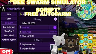 🎁Bee Swarm Simulator New Latest Norepinefriña Script🔥 Auto Farm😎Auto Attack Hostile BeesLike Vici [upl. by Wisnicki]