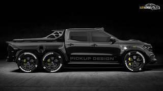 Monster X Is The 6x6 Carbon Fiber MercedesBenz XClass [upl. by Ris]