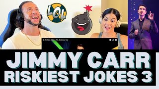 First Time Hearing Jimmy Carr Riskiest Jokes Vol 3 Reaction  LESS RISKY OR ARE WE DESENSITIZED NOW [upl. by Enyawd]