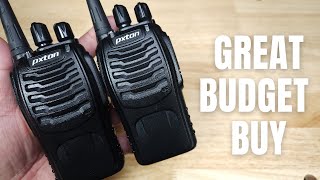 TOP PICK BUDGET 2 WAYWALKIE TALKIE RADIO OUTDOORHIKING EVENTS PXTONBAOFENG BF888S FULL REVIEW [upl. by Thaine106]