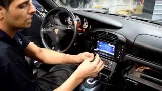 Pioneer AVIC 8000NEX GPS installed on Porsche 911 996 2004 [upl. by Mikah684]