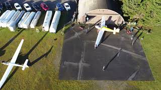 Junior Gliding Winter Series 2024 Long Mynd Hangar Unpacking Sunday Morning [upl. by Lubbi396]