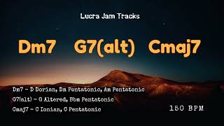 Jazz 251 Backing Track In C Major  150 bpm [upl. by Aihtennek]