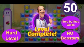 Homescapes Level 50  2020 30 moves version solution of Level 50 on Homescapes No Boosters [upl. by Fortier255]