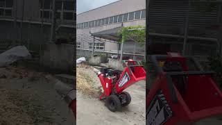 Multipurpose machine easily handling wood over 10 cm in diameterwoodchipper machinery farmer [upl. by Gerita919]