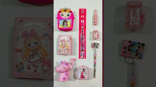 Wow Pink🩷 Stationery Items Pencil Sharpener Notebook Pen Highlighter stationery backtoschool [upl. by Jemmie]