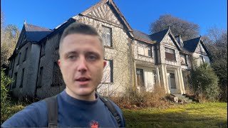 HUGE abandoned Lakeview mansion in Ireland  everything left behind taxidermied animals [upl. by Manno]