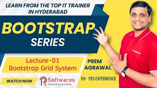 bootstrap tutorial for beginners  Lecture01 Grid System  PR Softwares [upl. by Lomax]