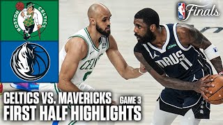 NBA Finals HALFTIME HIGHLIGHTS Boston Celtics vs Dallas Mavericks Game 3  NBA on ESPN [upl. by Odnomar471]