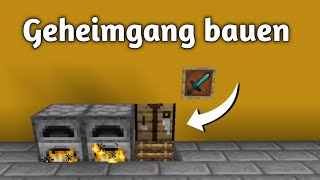 Geheimgang bauen  Minecraft Tutorial [upl. by Lathe699]