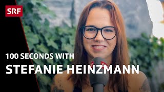 100 seconds with Stefanie Heinzmann  Interview  SRF [upl. by Fiorenze]