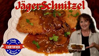 How to make Crispy Pork Schnitzel With Divine Mushroom Gravy from start to finish JAGERSCHNITZEL [upl. by Nyla634]