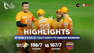 ILT20 S2  English  HIGHLIGHTS  Tom KohlerCadmore amp James Vince  SW vs GG  T20  19th Jan [upl. by Eillat178]