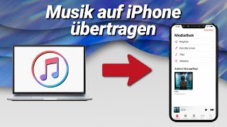 Musik auf iPhone übertragen mit iTunes iOS17 [upl. by Roddie]