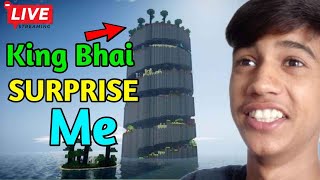 😱SURPRISE  King Bhai Make Surprise For Me  JholiLive minecraft [upl. by Webber117]