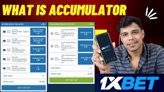 1xbet  how to use accumulator  accumulator se paise kaise kamaye  how to add bets in accumulator [upl. by Ronacin]