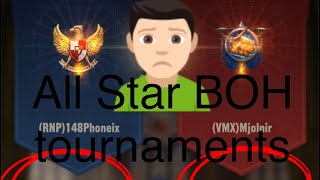 All Star BOH tournaments Rise of castles  vmx 414 vs RNP 148 fight  let’s start tournament 🏟️ roc [upl. by Aibat93]