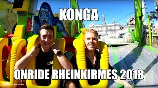 Konga  Onride Rheinkirmes 2018 POV [upl. by Anett618]