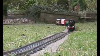 Lego Trains in the Garden 1 [upl. by Finbur]