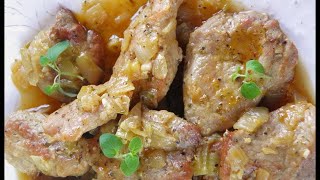 HIT Polędwiczki wieprzowe duszone w sosie własnym  Pork tenderloin recipe  MajkelGotuje [upl. by Deden]