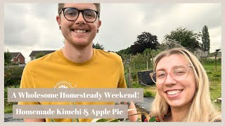 A Wholesome Weekend A Trip to the Plot Homemade Kimchi amp Allotment Apple Pie 🥧  WWV 72 [upl. by Eanej]