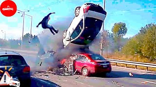 Unbelievable Car Crashes Compilation 2024 🚗💥  Shocking Moments Caught on Camera [upl. by Idisahc]