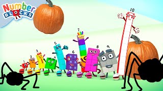 Halloween Numberblob Counting 🎃 Learn to Count Numbers  Maths Cartoons for Kids  Numberblocks [upl. by Dianthe]